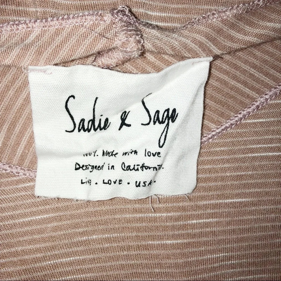 Sadie & Sage Large dusty rose dolman sleeve top - Picture 5 of 6